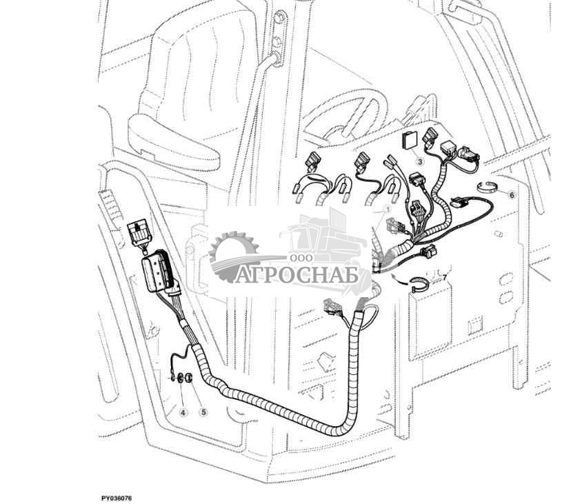 ЖГУТ ПРОВОДОВ — ИНСТРУМЕНТЫ (КАБИНА) 